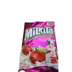 Milkita Strawberry Milk Candy 30pcs