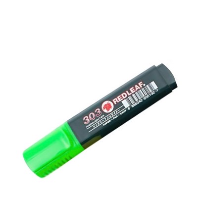 Red Leaf 303 Flourescent Highlighter (Green)