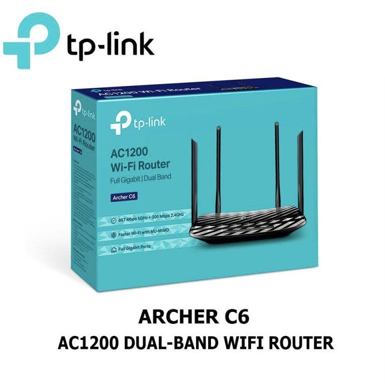 TP-Link Archer C6 Gigabit Dual-Band Wi-Fi Router