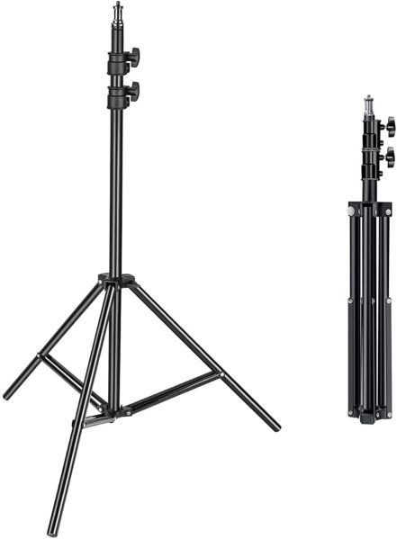 Metal Tripod Stand (Adjustable up to 6.5 Feet) for Fan, Video Light, Ring Light