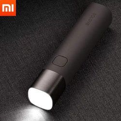 Xiaomi SOLOVE X3S Rechargeable Flashlight & 3000mAh Power Bank- Black Color