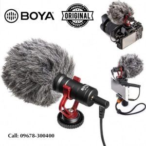 BOYA MM1 Microphone- Vlogging & YouTube Video Microphone For Smartphone, PC DSLR