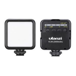 Rechargeable Mini Video Light With Lithium-Ion Battery- LED 49 For Gimbal (Ulanz