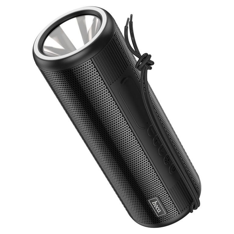 Hoco HC11 Bluetooth Wireless Speaker with Flashlight – Black Color