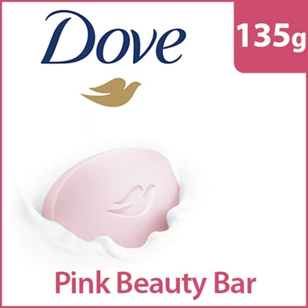 Dove Beauty Cream Bar 135 Gm Pink (Imported)^