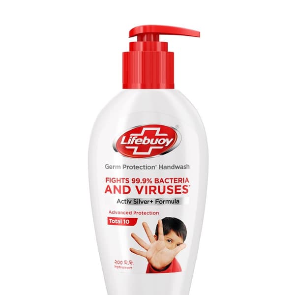 Lifebuoy Total 10 Hand Wash 200 Ml (Pump)^