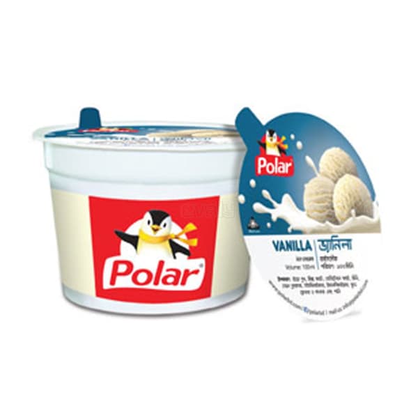 Polar Vanilla Cup Ice Cream